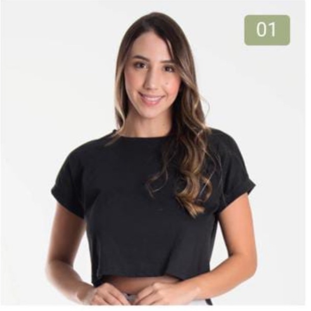 Gym - Black Women's Crop Top